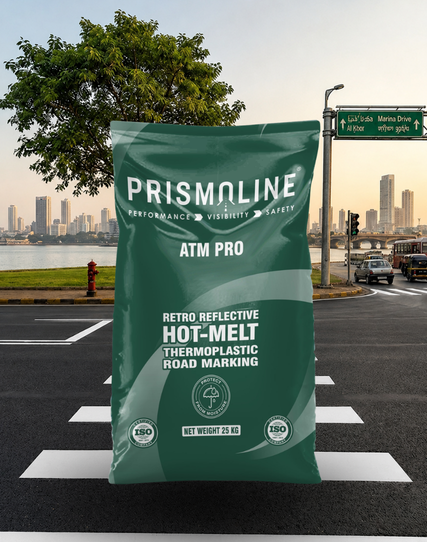 PRISMORIB Ribbed Thermoplastic Road Marking Paint